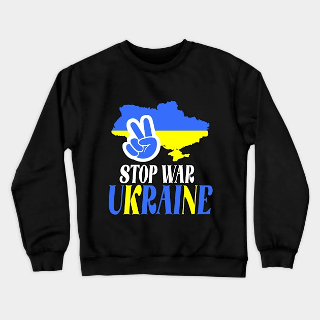 Ukraine trident Ukraine flag Ukrainian flag Ukraine Crewneck Sweatshirt by Darwish